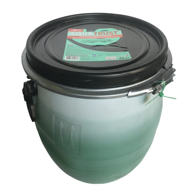 Незамерзающий теплоноситель Антифриз Aquatrust -30C 45кг