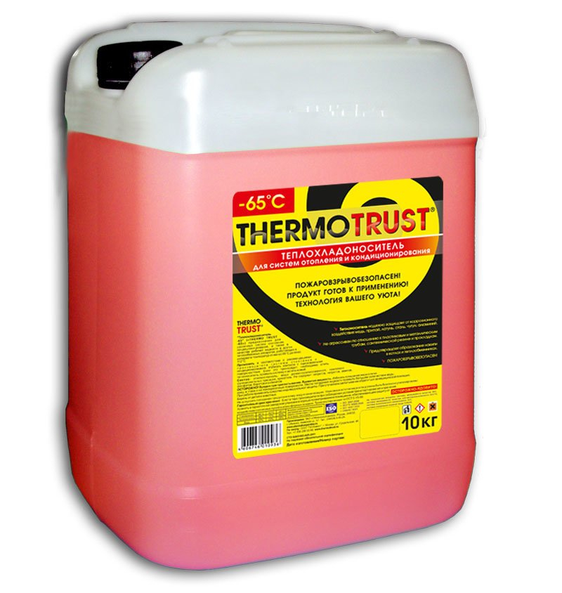 Незамерзающий теплоноситель Антифриз Thermotrust -65C 10кг